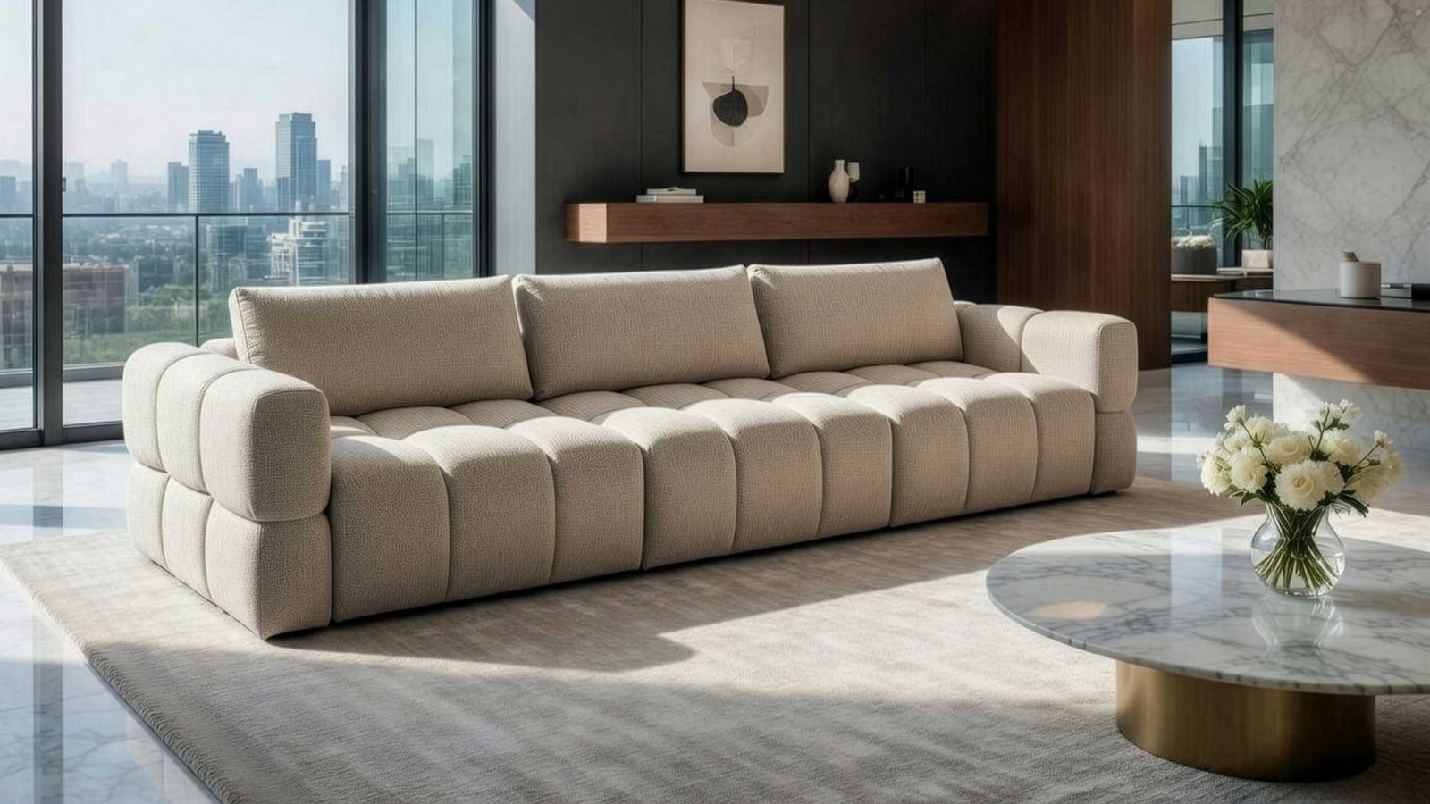 Straight sofa 350cm
