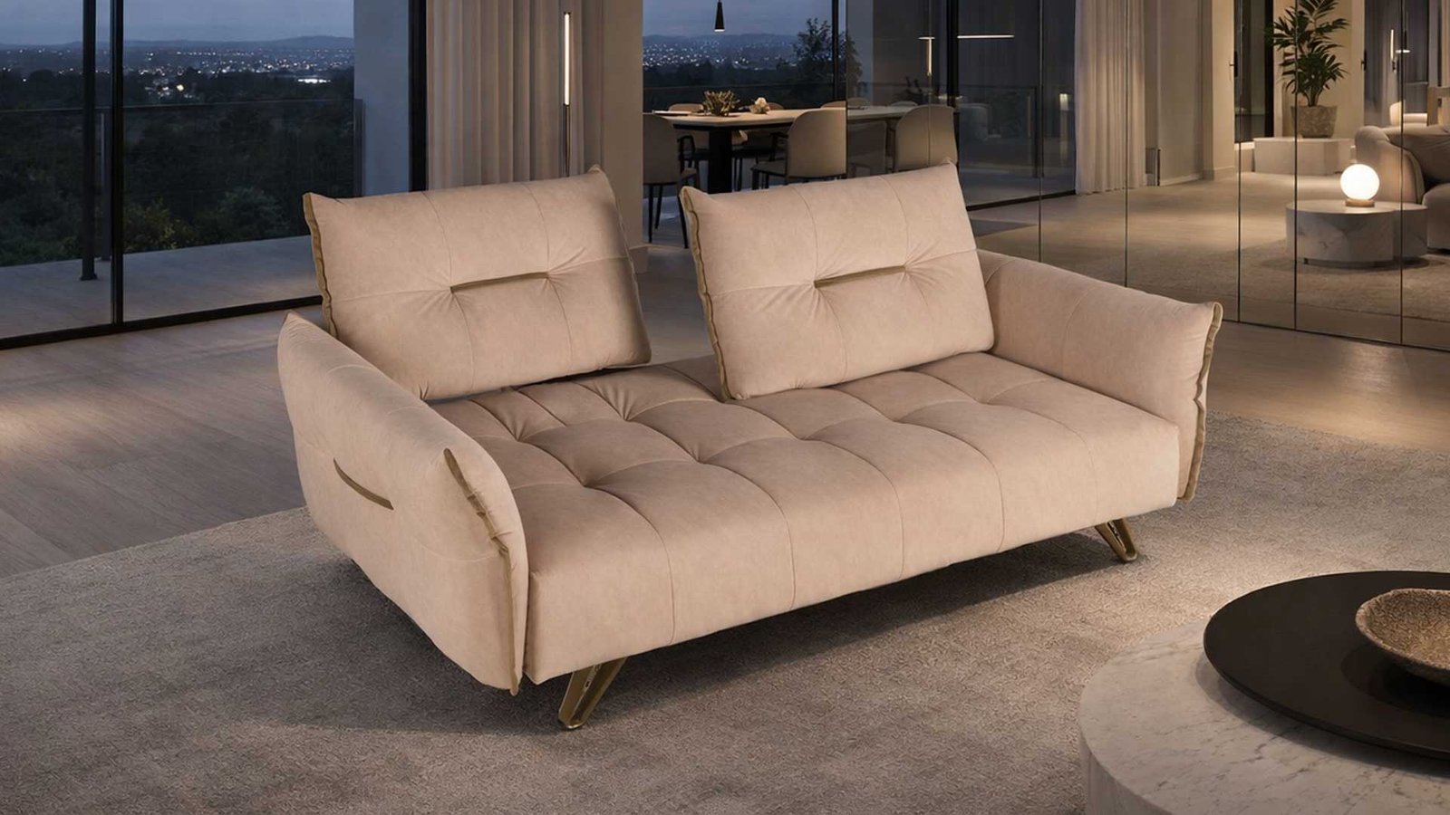 Straight sofa 220cm